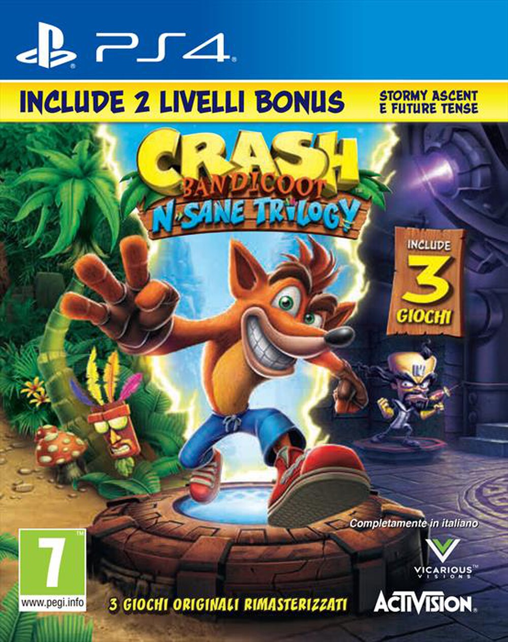 Crash Bandicoot N. Sane Trilogy PS4 IT Crash Bandicoot N. Sane Trilogy PS4 IT